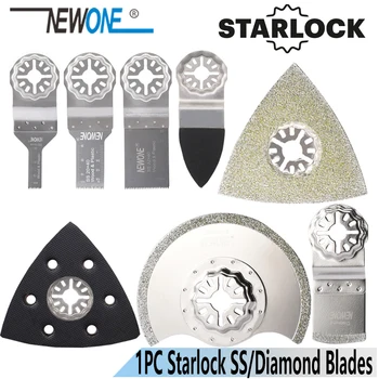 NEWONE Starlock 1pc Nehrdzavejúcej Ocele/diamantovými kotúčmi fit elektrickej Energie Oscilačný Nástroje multi-nástroj Renovator Zastrihávač čepele