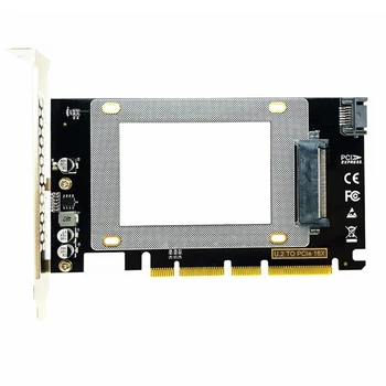 NOVÁ karta PCI-E Stúpačky PCIE3.0 X4/X8/X16 na U. 2 SFF-8639 Adaptéra PCIe na U2 Karty M. 2 NGFF 2.5