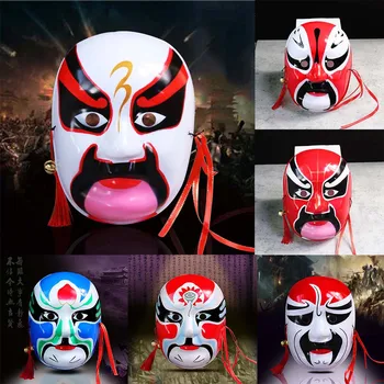 NOVÝ Zábavný Peking Opera Tváre make-up Tváre, Úst Ženy, Mužov, Cosplay Masky Maškaráda Loptu Strany Dospelých Detí Halloween Masky