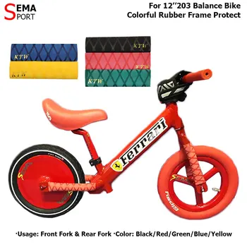 Na predaj Bike príslušenstvo KTW bicykli chránič pre rovnováhu na bicykli predné a zadné vidlica tlačiť bike farebné gumy rám protector