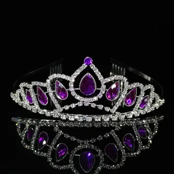 Najpredávanejšie svadobné koruny tiara svadobných doplnkov deti princezná koruny svadobné fotografie hlavový most šperky