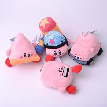 Nové Kawaii Kirby Hra Anime Kirby Karikatúra Roztomilý Plyšový Cosplay Auto Piť Stroj Bábika Taška Prívesok, Darček pre Priateľku