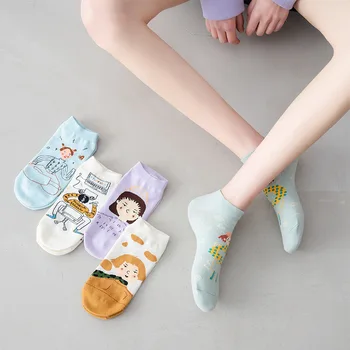 Nové Modely Roztomilý Kreslený Anime Tlač dámske Ponožky Ponožky Strany Prospech Cosplay Darčeky Kawaii Komické Postavy Ponožky Letné