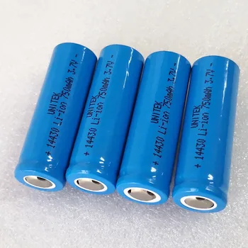 NÁS 750mAh 3,7 V 14430 lítium-iónová nabíjateľná batéria 4/5AA li-ion bunky baterias pre led blesk, digitálny prístroj