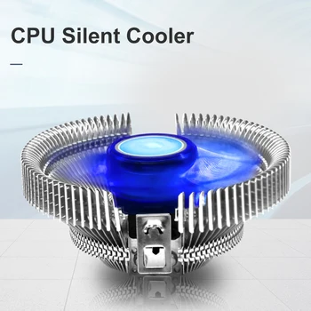 Nízkoprofilový CPU Chladič Vzduchu s 120mm Tichý Ventilátor Hliníkové Plutvy pre AMD AM4 AM3+ AM3 AM2+ AM2 FM2 FM1 LGA 2011 1366 115X