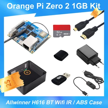 Orange Pi Nula 2 1GB RAM Rada Wifi IR Prijímač Voliteľné ABS Prípade Black Box Napájania Ochrana Shell pre Orange Pi Nula 2