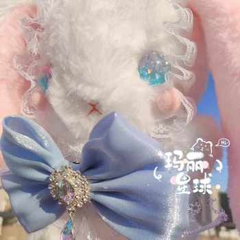 Originálne ručne vyrobené králik krásnej lolita balíkov v modrej luk roztomilý harajuku taška