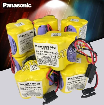 Panasonic Pôvodné 10pcs/veľa BR-2/3AGCT4A 6v batérie PLC BR-2/3AGCT4A lítium-iónové batérie Čierny pás háčik plug