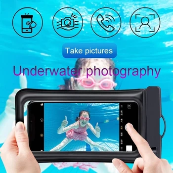Plávajúce Airbag Nepremokavé Plávať Taška Telefón puzdro Pre iphone 13 12 Pro Max Samsung Xiao Redmi Poznámka 10 9 Pro Huawei P20 P30 Kryt