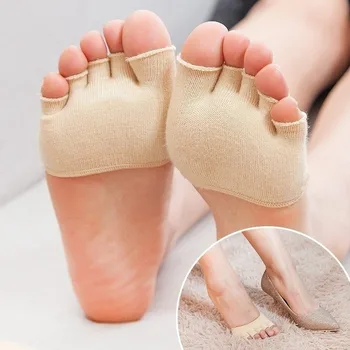 Polovica Prst Ponožky Päť Prsty Oddeľovač Nohy Zarovnanie Úľavu Od Bolesti, Starostlivosť O Nohy Ponožka