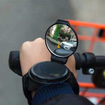 Požičovňa Spätné Zrkadlo 360 Stupňov Otáčanie Vypuklé Retroreflector ABS Cyklistické potítka Spätné Zrkadlo Cyklistické Doplnky