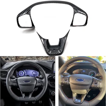 Pre Ford Kuga, Focus Uniknúť 2018 2020 Fiesta MK8 Bronco ABS Auto Styling Interiér Volant, Kryt Výbava Nálepky Príslušenstvo