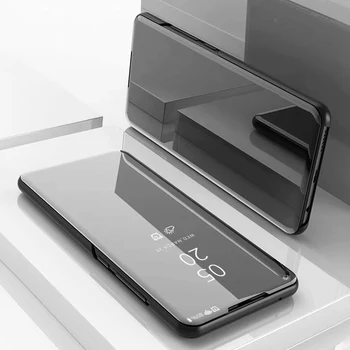 Pre Sony Xperia 1 5 J9110 J9210 Prípade Luxusné Flip Stojan Zrkadla Telefón Prípade XZ3 XZ Zadný Kryt Ochranný obal pre Sony XZS