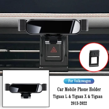 Prejdite Podporu Pre Volkswagen Tiguan Tiguan L X 2013-2022 Gravitácie Navigácie Držiak Stojanu Odvzdušňovací Klip Otočná Podporu