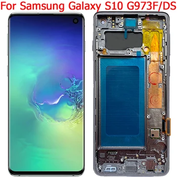 Pôvodný Pre Samsung Galaxy s rezacím zariadením S10 Displej LCD Displej S Rámom 6.1