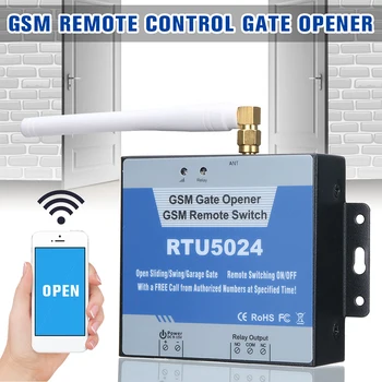 RTU5024 GSM Brány Relé Otvárač Brány Prepínač Bezdrôtového Diaľkového Ovládania Dverí Prístup Dlhú Anténu Free Call 850/900/1800/1900MHz