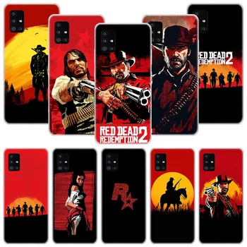 Red Dead Redemption 2 Telefón puzdro Pre Samsung Galaxy A52 A53 A12 A13 A22 A23 A32 A33 A72 A73 A42 A02S A03S 5G A50S Kryt Coque