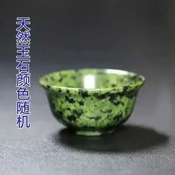 Skutočné Prírodné Jade Šálku Čaju Ručne vyrezávané Medicíny Kráľ Kameň Zdravia Poháre Skutočnou Čínskej Jades Kameň Kung Fu Teaset Gongfu Teaware