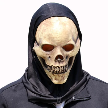 Strašidelné Halloween Lebky Maska Zábavné Ghost Latex Cosplay Masky Pre Dospelých Halloween Prípade Cosplay Rekvizity