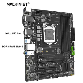 Strojník B85 Doske LGA1150 Podpora Intel i3 i5 i7 Xeon E3 Procesor DDR3 Ploche Pamäť NVME M. 2 Mini-ITX B85m-Pro