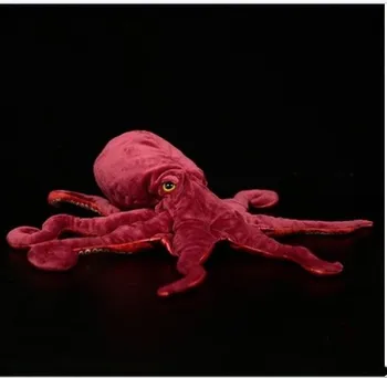 Super Mäkké 80 cm/45 cm Chobotnica plyšová Roztomilé Morské Zviera Bábika Plyšové Hračky Pre Vianočný Darček k Narodeninám