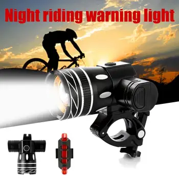 USB Nabíjateľné 15000LM Bike LED Svetlá predné svetlo & Zadná Lampa Nastaviť Cyklistické Bicykel Predné Svetlo Cyklistické Svietidlo Bike Príslušenstvo