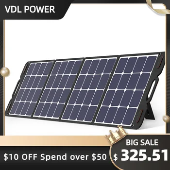 VDL Solárny Panel Skladacia 200W Monokryštalické Solárny Panel 16-20V MC-4/XT60 Výstup, Outdoor Camping Auto solárny panel