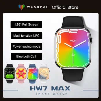 Wearpai 2022 Najnovšie 45mm HW7 Max Smartwatch Mužov 1.99