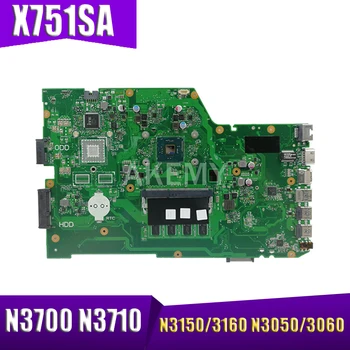 X751SA Notebook základná Doska Pre ASUS X751S X751SJ X751SV X751SA Notebook Doske N3700 N3710 N3150 N3160 N3050 N3060 4GB RAM