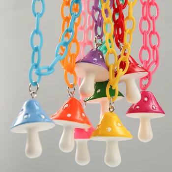 Y2k Šperky Rainbow Húb Náhrdelník pre Ženy Harajuku Estetické Roztomilý Charms Živice Reťazca Náhrdelník Módne Šperky Vintage Darček