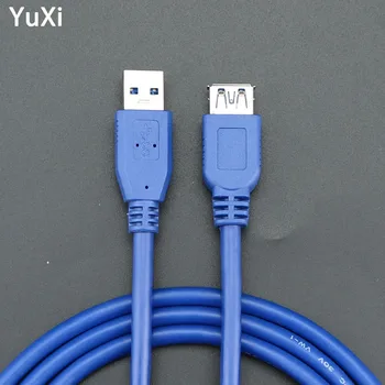 YuXi 1,5 m 3m 5m USB 3.0 Predlžovací Kábel Mužov a Žien na Synchronizáciu Údajov Rýchlosť Kábel Konektor Pre Notebook, PC, Tlačiareň, Pevný Disk