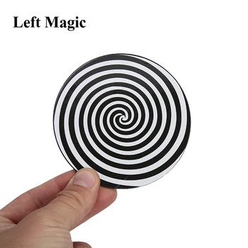 Špirála Ilúzie Magické Triky, Plastový Disk Zblízka Street Stage Objaviť Kúzlo Rekvizity Elementary Meditation Ilúzie Trik Príslušenstvo